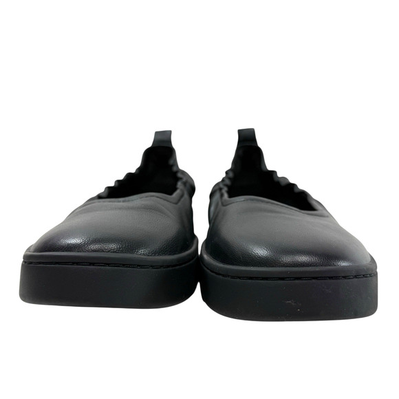 Vionic Uptown Ballet Flat Women Size 9 Black Leather Comfort Slip On Shoe - Picture 5 of 11